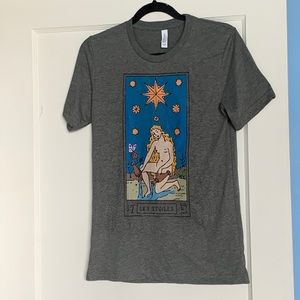 Tarot Card T-shirt, The Star, Witchy Tee